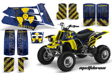 Load image into Gallery viewer, ATV Graphics Kit Quad Decal Sticker Wrap For Yamaha Banshee 350 1987-2005 MELTDOWN YELLOW BLUE-atv motorcycle utv parts accessories gear helmets jackets gloves pantsAll Terrain Depot