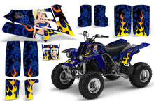 Load image into Gallery viewer, ATV Graphics Kit Quad Decal Sticker Wrap For Yamaha Banshee 350 1987-2005 MOTO MANDY BLUE-atv motorcycle utv parts accessories gear helmets jackets gloves pantsAll Terrain Depot