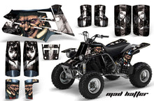 Load image into Gallery viewer, ATV Graphics Kit Quad Decal Sticker Wrap For Yamaha Banshee 350 1987-2005 HATTER SILVER BLACK-atv motorcycle utv parts accessories gear helmets jackets gloves pantsAll Terrain Depot