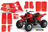 ATV Graphics Kit Quad Decal Sticker Wrap For Yamaha Banshee 350 1987-2005 MANDY RED