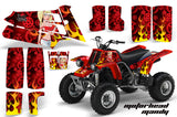 ATV Graphics Kit Quad Decal Sticker Wrap For Yamaha Banshee 350 1987-2005 MOTO MANDY RED