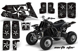 ATV Graphics Kit Quad Decal Sticker Wrap For Yamaha Banshee 350 1987-2005 NORTHSTAR BLACK-atv motorcycle utv parts accessories gear helmets jackets gloves pantsAll Terrain Depot