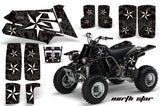 ATV Graphics Kit Quad Decal Sticker Wrap For Yamaha Banshee 350 1987-2005 NORTHSTAR BLACK