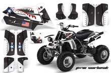 Load image into Gallery viewer, ATV Graphics Kit Quad Decal Sticker Wrap For Yamaha Banshee 350 1987-2005 WARHAWK WHITE-atv motorcycle utv parts accessories gear helmets jackets gloves pantsAll Terrain Depot