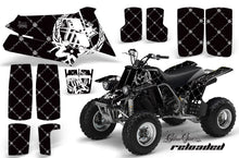 Load image into Gallery viewer, ATV Graphics Kit Quad Decal Sticker Wrap For Yamaha Banshee 350 1987-2005 RELOADED WHITE BLACK-atv motorcycle utv parts accessories gear helmets jackets gloves pantsAll Terrain Depot