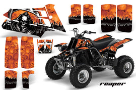 ATV Graphics Kit Quad Decal Sticker Wrap For Yamaha Banshee 350 1987-2005 REAPER ORANGE-atv motorcycle utv parts accessories gear helmets jackets gloves pantsAll Terrain Depot