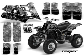 ATV Graphics Kit Quad Decal Sticker Wrap For Yamaha Banshee 350 1987-2005 REAPER SILVER-atv motorcycle utv parts accessories gear helmets jackets gloves pantsAll Terrain Depot