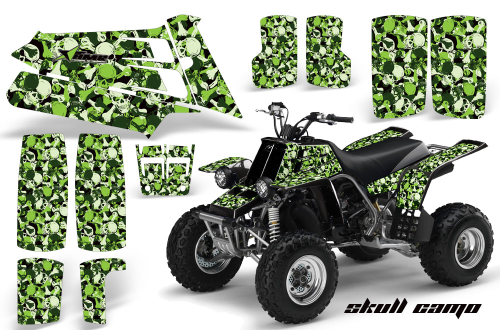 ATV Graphics Kit Quad Decal Sticker Wrap For Yamaha Banshee 350 1987-2005 SKULL CAMO GREEN-atv motorcycle utv parts accessories gear helmets jackets gloves pantsAll Terrain Depot