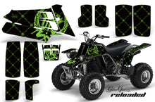 Load image into Gallery viewer, ATV Graphics Kit Quad Decal Sticker Wrap For Yamaha Banshee 350 1987-2005 RELOADED GREEN BLACK-atv motorcycle utv parts accessories gear helmets jackets gloves pantsAll Terrain Depot