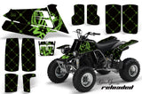 ATV Graphics Kit Quad Decal Sticker Wrap For Yamaha Banshee 350 1987-2005 RELOADED GREEN BLACK