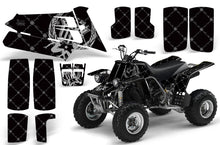 Load image into Gallery viewer, ATV Graphics Kit Quad Decal Sticker Wrap For Yamaha Banshee 350 1987-2005 RELOADED SILVER BLACK-atv motorcycle utv parts accessories gear helmets jackets gloves pantsAll Terrain Depot