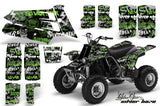 ATV Graphics Kit Quad Decal Sticker Wrap For Yamaha Banshee 350 1987-2005 SSSH GREEN BLACK