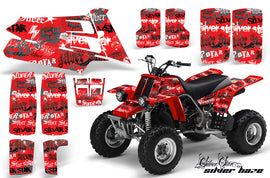 ATV Graphics Kit Quad Decal Sticker Wrap For Yamaha Banshee 350 1987-2005 SSSH BLACK RED-atv motorcycle utv parts accessories gear helmets jackets gloves pantsAll Terrain Depot