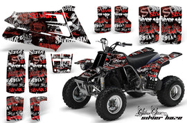 ATV Graphics Kit Quad Decal Sticker Wrap For Yamaha Banshee 350 1987-2005 SSSH RED BLACK-atv motorcycle utv parts accessories gear helmets jackets gloves pantsAll Terrain Depot