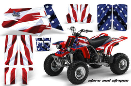 ATV Graphics Kit Quad Decal Sticker Wrap For Yamaha Banshee 350 1987-2005 USA FLAG-atv motorcycle utv parts accessories gear helmets jackets gloves pantsAll Terrain Depot