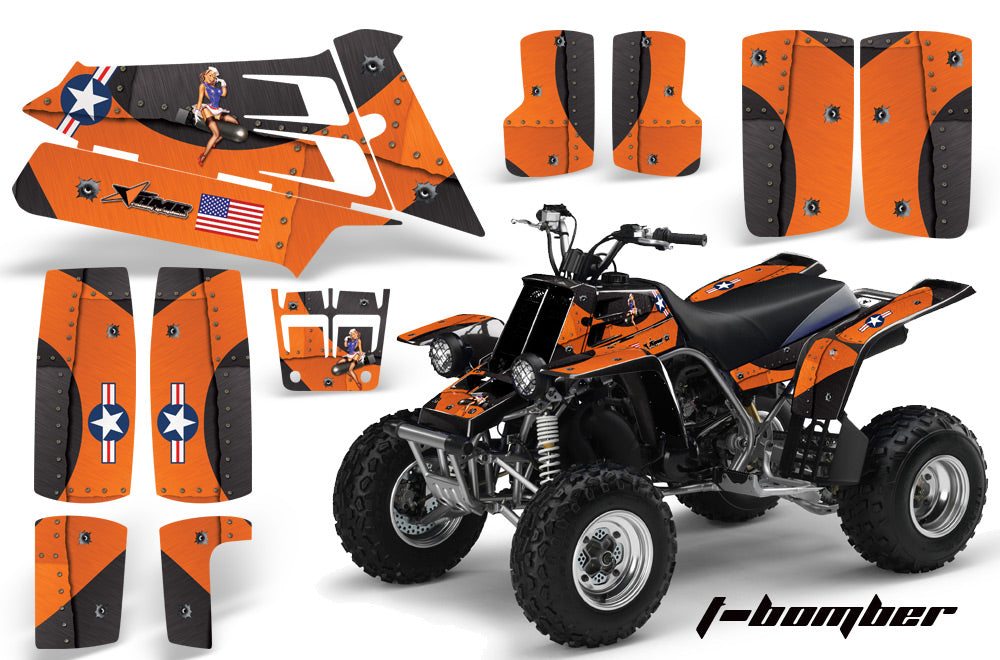 ATV Graphics Kit Quad Decal Sticker Wrap For Yamaha Banshee 350 1987-2005 TBOMBER ORANGE-atv motorcycle utv parts accessories gear helmets jackets gloves pantsAll Terrain Depot