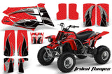ATV Graphics Kit Quad Decal Sticker Wrap For Yamaha Banshee 350 1987-2005 TRIBAL BLACK RED