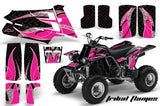 ATV Graphics Kit Quad Decal Sticker Wrap For Yamaha Banshee 350 1987-2005 TRIBAL PINK BLACK