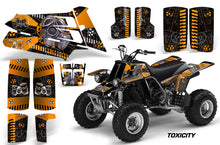 Load image into Gallery viewer, ATV Graphics Kit Quad Decal Sticker Wrap For Yamaha Banshee 350 1987-2005 TOXIC ORANGE BLACK-atv motorcycle utv parts accessories gear helmets jackets gloves pantsAll Terrain Depot