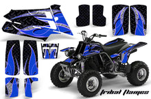Load image into Gallery viewer, ATV Graphics Kit Quad Decal Sticker Wrap For Yamaha Banshee 350 1987-2005 TRIBAL BLUE BLACK-atv motorcycle utv parts accessories gear helmets jackets gloves pantsAll Terrain Depot