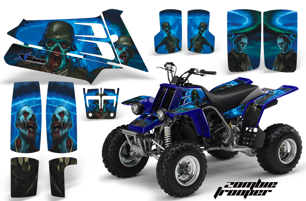 ATV Graphics Kit Quad Decal Sticker Wrap For Yamaha Banshee 350 1987-2005 ZOMBIE BLUE-atv motorcycle utv parts accessories gear helmets jackets gloves pantsAll Terrain Depot