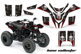 ATV Graphics Kit Quad Decal Wrap For Yamaha Blaster YFS200 1988-2005 BONES BLACK