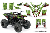 ATV Graphics Kit Quad Decal Wrap For Yamaha Blaster YFS200 1988-2005 BONES GREEN