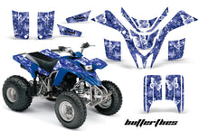 Load image into Gallery viewer, ATV Graphics Kit Quad Decal Wrap For Yamaha Blaster YFS200 1988-2005 BUTTERFLIES WHITE BLUE-atv motorcycle utv parts accessories gear helmets jackets gloves pantsAll Terrain Depot