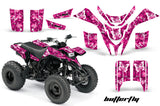ATV Graphics Kit Quad Decal Wrap For Yamaha Blaster YFS200 1988-2005 BUTTERFLIES WHITE PINK