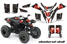 Load image into Gallery viewer, ATV Graphics Kit Quad Decal Wrap For Yamaha Blaster YFS200 1988-2005 CHECKERED RED BLACK-atv motorcycle utv parts accessories gear helmets jackets gloves pantsAll Terrain Depot