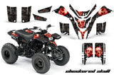 ATV Graphics Kit Quad Decal Wrap For Yamaha Blaster YFS200 1988-2005 CHECKERED RED BLACK