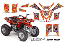 Load image into Gallery viewer, ATV Graphics Kit Quad Decal Wrap For Yamaha Blaster YFS200 1988-2005 EDHLK RED-atv motorcycle utv parts accessories gear helmets jackets gloves pantsAll Terrain Depot