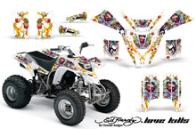 Load image into Gallery viewer, ATV Graphics Kit Quad Decal Wrap For Yamaha Blaster YFS200 1988-2005 EDHLK WHITE-atv motorcycle utv parts accessories gear helmets jackets gloves pantsAll Terrain Depot