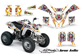ATV Graphics Kit Quad Decal Wrap For Yamaha Blaster YFS200 1988-2005 EDHLK WHITE-atv motorcycle utv parts accessories gear helmets jackets gloves pantsAll Terrain Depot
