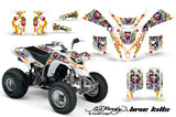ATV Graphics Kit Quad Decal Wrap For Yamaha Blaster YFS200 1988-2005 EDHLK WHITE