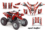 ATV Graphics Kit Quad Decal Wrap For Yamaha Blaster YFS200 1988-2005 HATTER WHITE RED