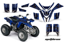 Load image into Gallery viewer, ATV Graphics Kit Quad Decal Wrap For Yamaha Blaster YFS200 1988-2005 MELTDOWN BLACK BLUE-atv motorcycle utv parts accessories gear helmets jackets gloves pantsAll Terrain Depot