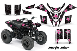 ATV Graphics Kit Quad Decal Wrap For Yamaha Blaster YFS200 1988-2005 NORTHSTAR PINK BLACK-atv motorcycle utv parts accessories gear helmets jackets gloves pantsAll Terrain Depot