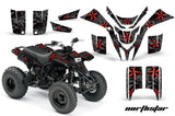 ATV Graphics Kit Quad Decal Wrap For Yamaha Blaster YFS200 1988-2005 NORTHSTAR RED BLACK