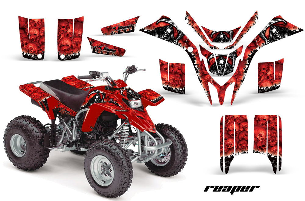 ATV Graphics Kit Quad Decal Wrap For Yamaha Blaster YFS200 1988-2005 REAPER RED-atv motorcycle utv parts accessories gear helmets jackets gloves pantsAll Terrain Depot