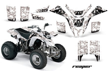 Load image into Gallery viewer, ATV Graphics Kit Quad Decal Wrap For Yamaha Blaster YFS200 1988-2005 REAPER WHITE-atv motorcycle utv parts accessories gear helmets jackets gloves pantsAll Terrain Depot