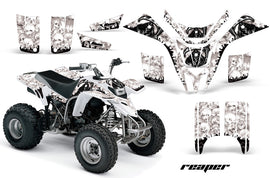 ATV Graphics Kit Quad Decal Wrap For Yamaha Blaster YFS200 1988-2005 REAPER WHITE-atv motorcycle utv parts accessories gear helmets jackets gloves pantsAll Terrain Depot
