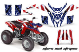 ATV Graphics Kit Quad Decal Wrap For Yamaha Blaster YFS200 1988-2005 USA FLAG