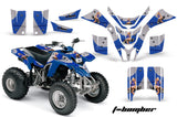 ATV Graphics Kit Quad Decal Wrap For Yamaha Blaster YFS200 1988-2005 TBOMBER BLUE