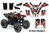 ATV Graphics Kit Quad Decal Wrap For Yamaha Blaster YFS200 1988-2005 TRIBAL RED BLACK