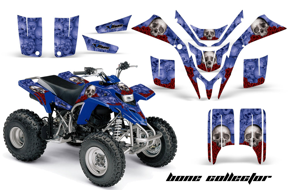 ATV Graphics Kit Quad Decal Wrap For Yamaha Blaster YFS200 1988-2005 BONES BLUE-atv motorcycle utv parts accessories gear helmets jackets gloves pantsAll Terrain Depot