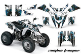 ATV Graphics Kit Quad Decal Wrap For Yamaha Blaster YFS200 1988-2005 ZOMBIE WHITE