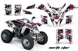 ATV Graphics Kit Quad Decal Wrap For Yamaha Blaster YFS200 1988-2005 NORTHSTAR PINK WHITE