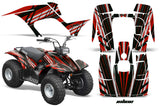 ATV Graphics Kit Quad Sticker Decal Wrap For Yamaha Breeze 125 1989-2004 INLINE RED