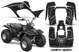 ATV Graphics Kit Quad Sticker Decal Wrap For Yamaha Breeze 125 1989-2004 WIDOW BLACK-atv motorcycle utv parts accessories gear helmets jackets gloves pantsAll Terrain Depot